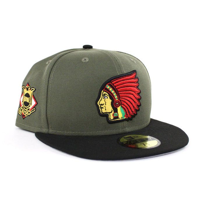 Boston Braves New Era 59Fifty Fitted Hats (Air Jordan 13 Olive Gray Under Brim)