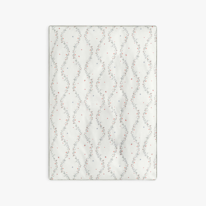 Botanical Berries Baby Duvet in Ivory