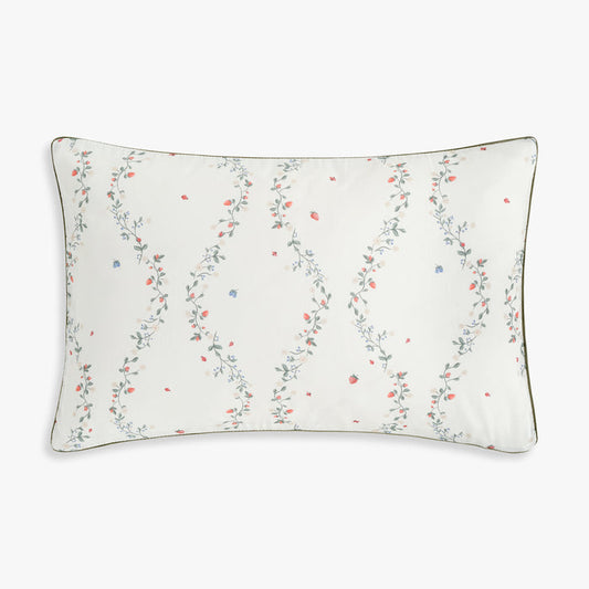 Botanical Berries Toddler Pillow in Ivory
