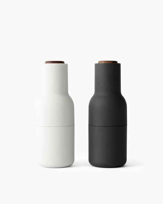Bottle Grinder- Set of 2- Ash, Carbon / Walnut
