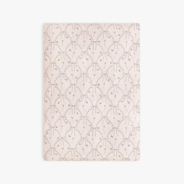 Bows & Butterfly Kisses Baby Duvet in Pink