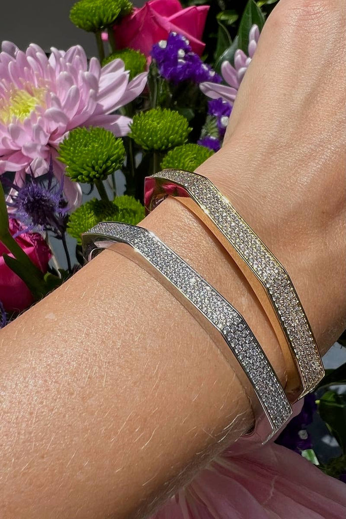 Bracelet-14k Gold Plate Octavia Bangle