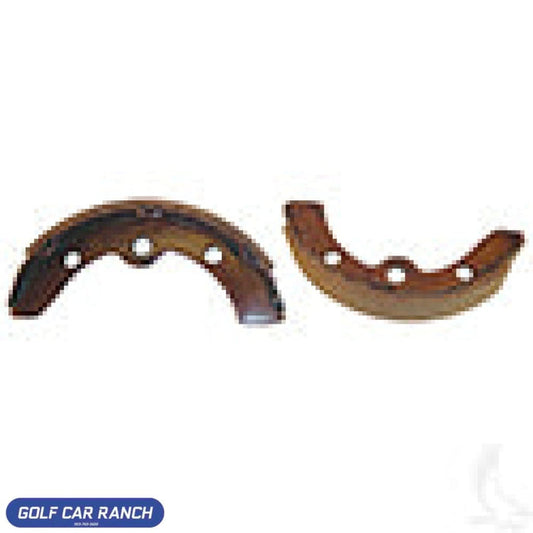 BRK-013 BRAKE SHOES SET OF 2 LONG EZGO CLUB CAR YAMAHA BRAKES