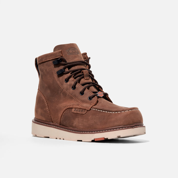 BRUNT Men's Marin Unlined 6" Comp Toe Work Boot Work Boots BRUNT