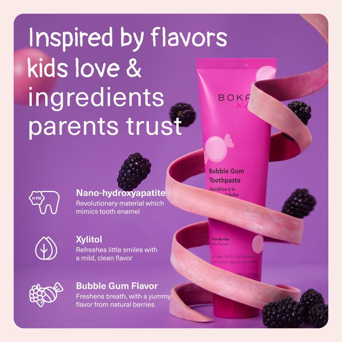 Bubble Gum Kids Nano-hydroxyapatite Toothpaste