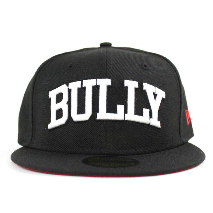 Bully New Era 59Fifty Fitted Hat (Black Red Under Brim)