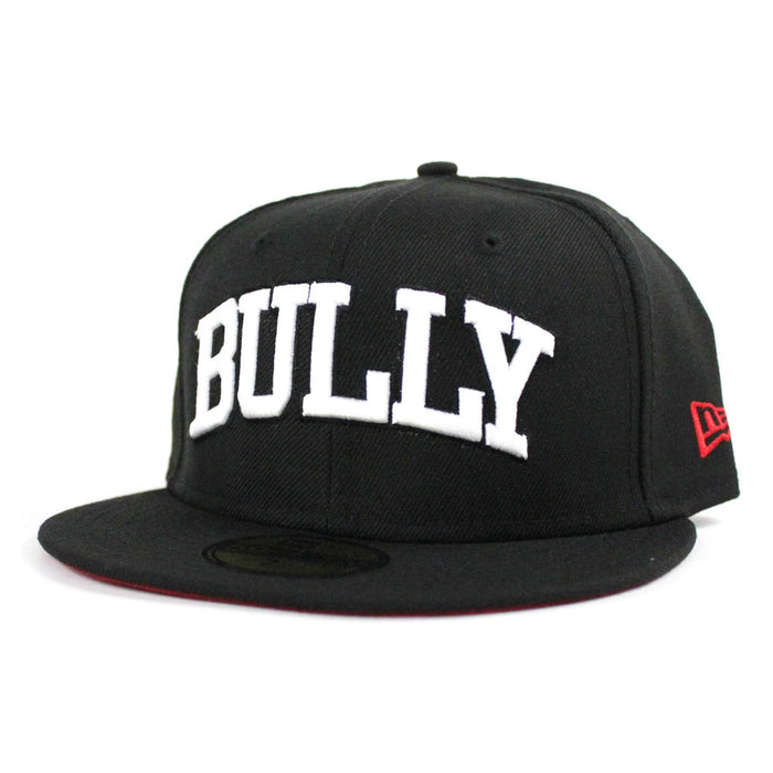 Bully New Era 59Fifty Fitted Hat (Black Red Under Brim)