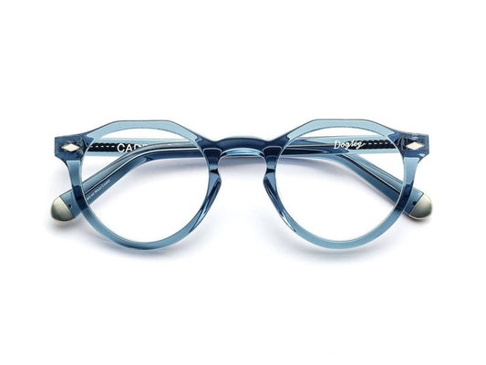 Caddis Dogleg Reading Glasses - Polished Pelagic
