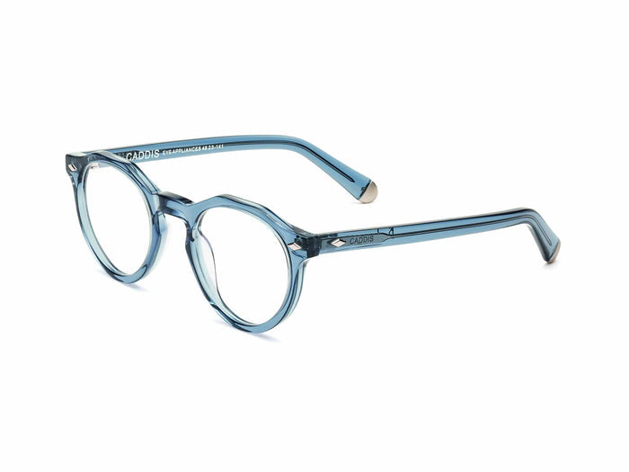 Caddis Dogleg Reading Glasses - Polished Pelagic