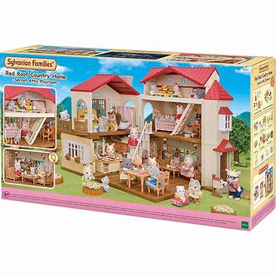 Calico Critters Red Roof Country Home Gift Set - Secret Attic Playroom