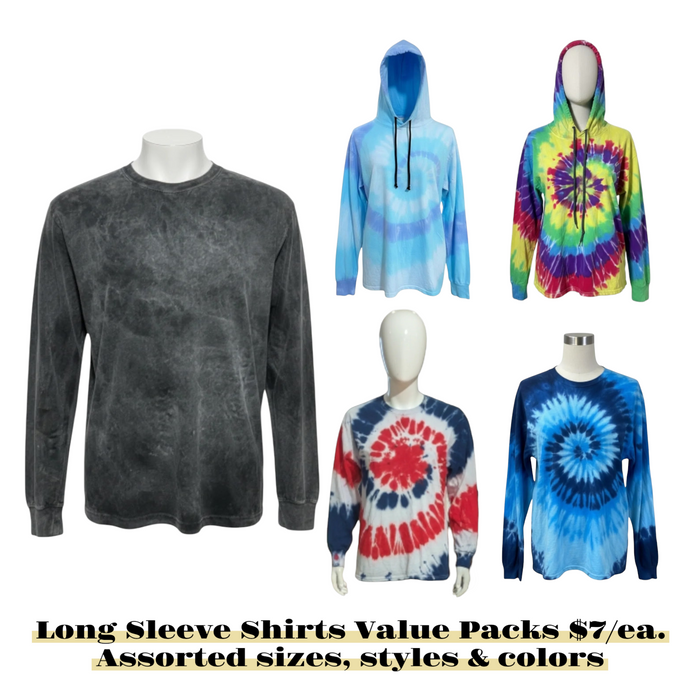 CamoDYED Long Sleeve Value Pack / 10 Assorted Pieces