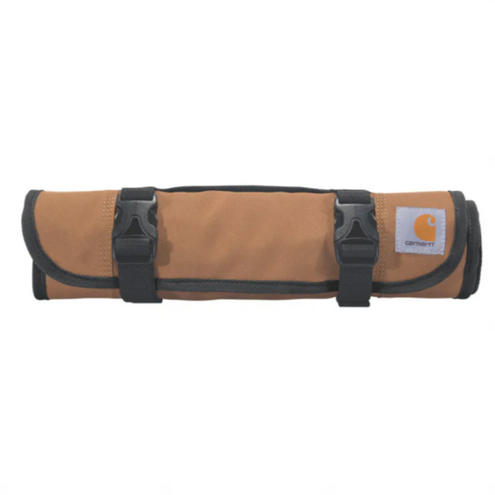 Carhartt 18-Pocket Buckle-Closure Utility Roll Tool Bags Carhartt Carhartt Brown OS
