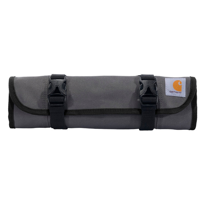 Carhartt 18-Pocket Buckle-Closure Utility Roll Tool Bags Carhartt Gravel OS