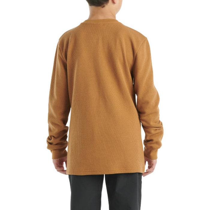Carhartt Boys' Logo Chest Pocket Long Sleeve Henley T-Shirt Long Sleeve T-Shirts Carhartt
