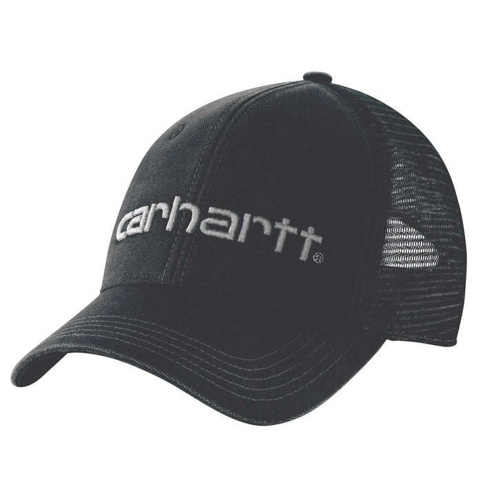 Carhartt Canvas Mesh-Back Logo Graphic Cap Hats & Caps Carhartt Black OS
