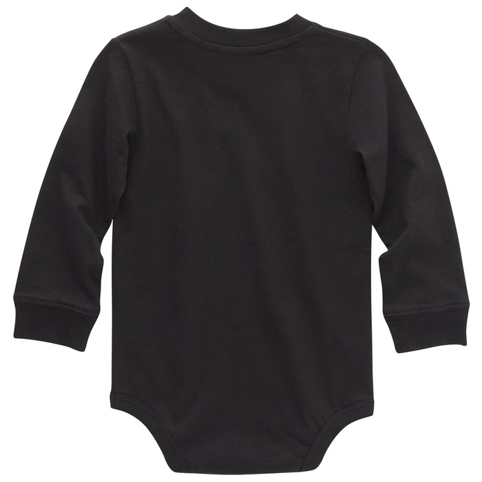 Carhartt Infant Long Sleeve Logo Chest Pocket Bodysuit Long Sleeve T-Shirts Carhartt