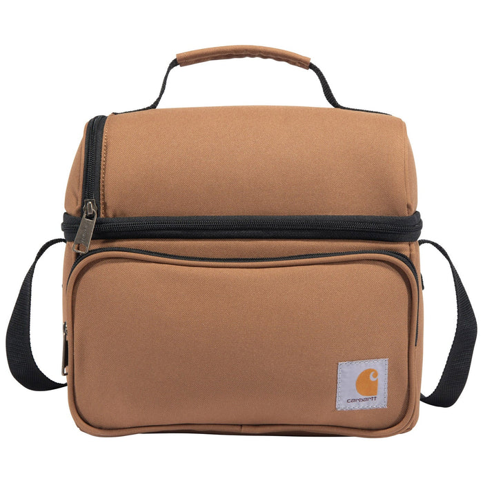 Carhartt Insulated 12 Can Two-Compartment Lunch Cooler Coolers & Thermos Carhartt Carhartt Brown OS