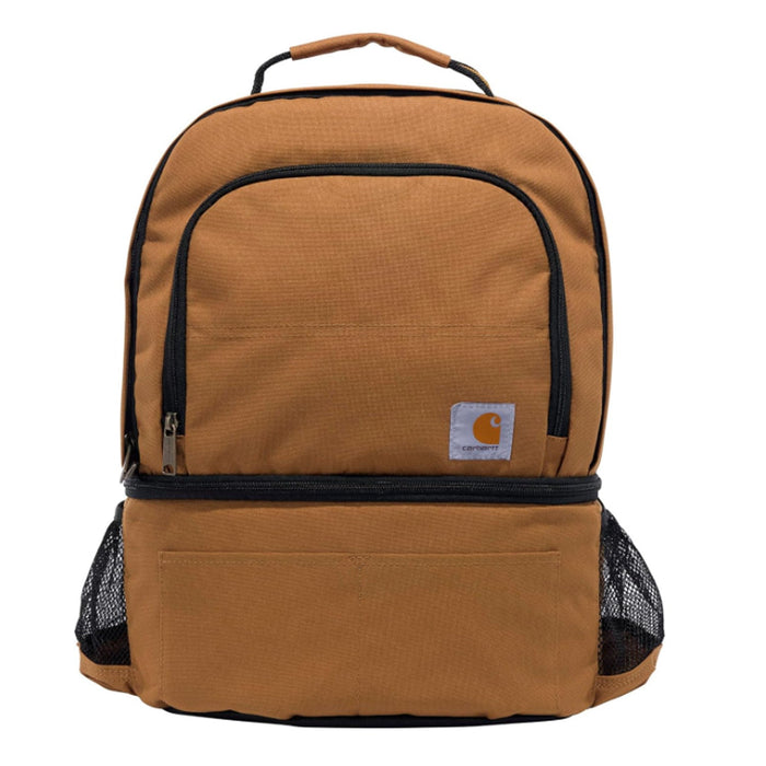 Carhartt Insulated 24 Can Two Compartment Cooler Backpack Coolers & Thermos Carhartt Carhartt Brown OS