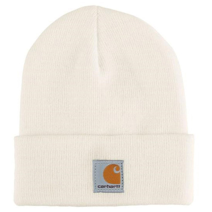 Carhartt Kids' Acrylic Rib-Knit Watch Hat Hats & Caps Carhartt Marshmallow Child/Youth