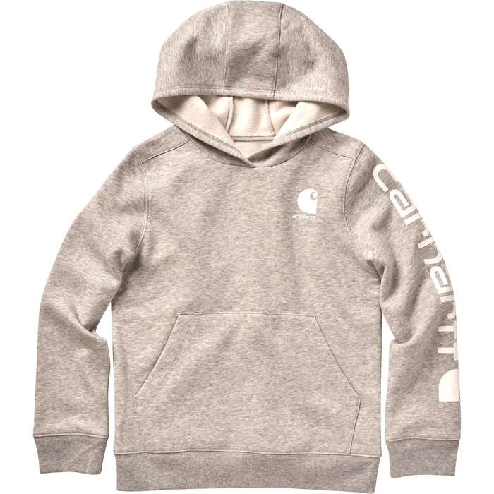 Carhartt Kids' Graphic Hooded Sweatshirt Sweatshirts & Hoodies Carhartt Grey Heather L 12 Big Kid