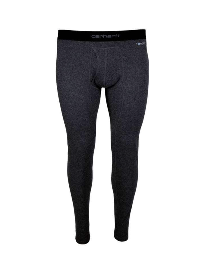Carhartt Men's Base Force Baselayer Thermal Bottom Thermals & Underwear Carhartt Black Heather 2XL Reg