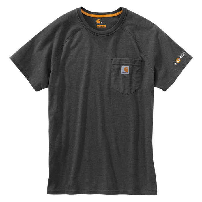 Carhartt Men's Force® Delmont Short Sleeve T-Shirt_Carbon Heather T-Shirts Carhartt