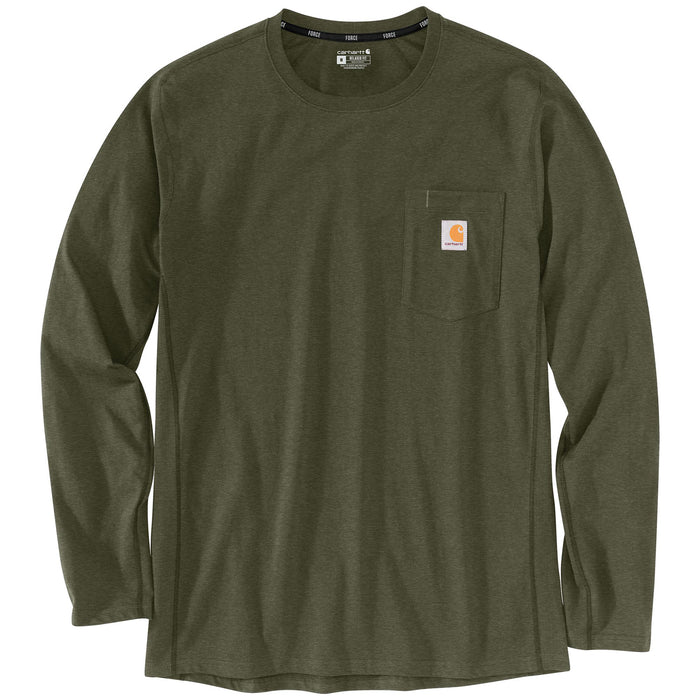 Carhartt Men's Force® Relaxed Fit Long Sleeve Pocket T-Shirt Long Sleeve T-Shirts Carhartt