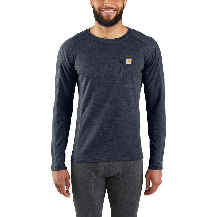 Carhartt Men's Heavyweight Baselayer Thermal Shirt Thermals & Underwear Carhartt Navy Heather 2XL Reg