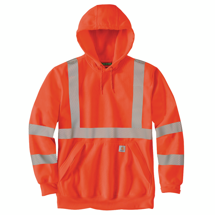 Carhartt Men's Hi-Vis Rain Defender Class 3 Sweatshirt Sweatshirts & Hoodies Carhartt
