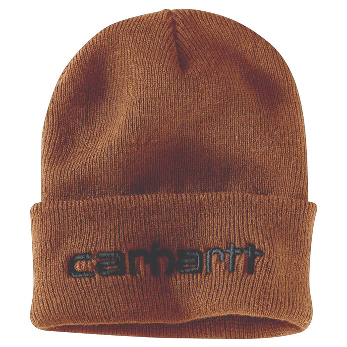 Carhartt Men's Insulated Graphic Cuffed Beanie Hats & Caps Carhartt Carhartt Brown OS