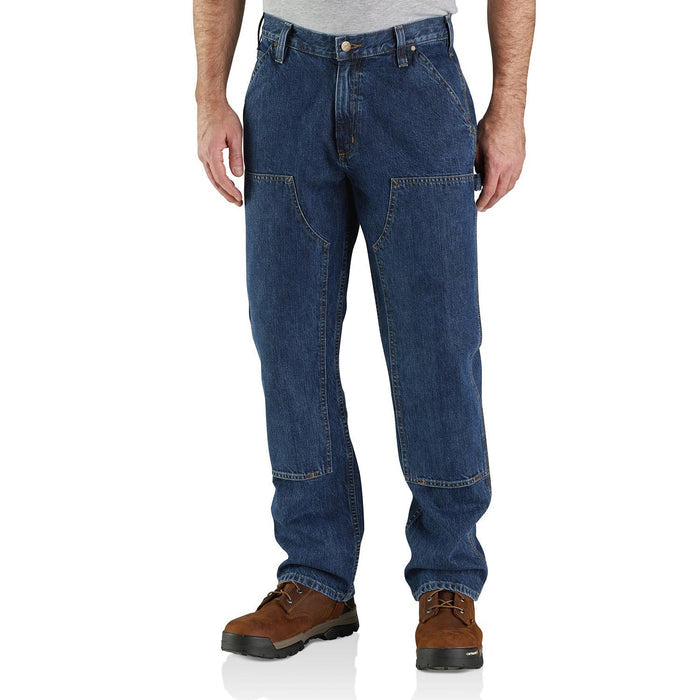 Carhartt Men's Loose Fit Double-Front Utility Logger Jean Pants Carhartt Canal 30 30 Inseam