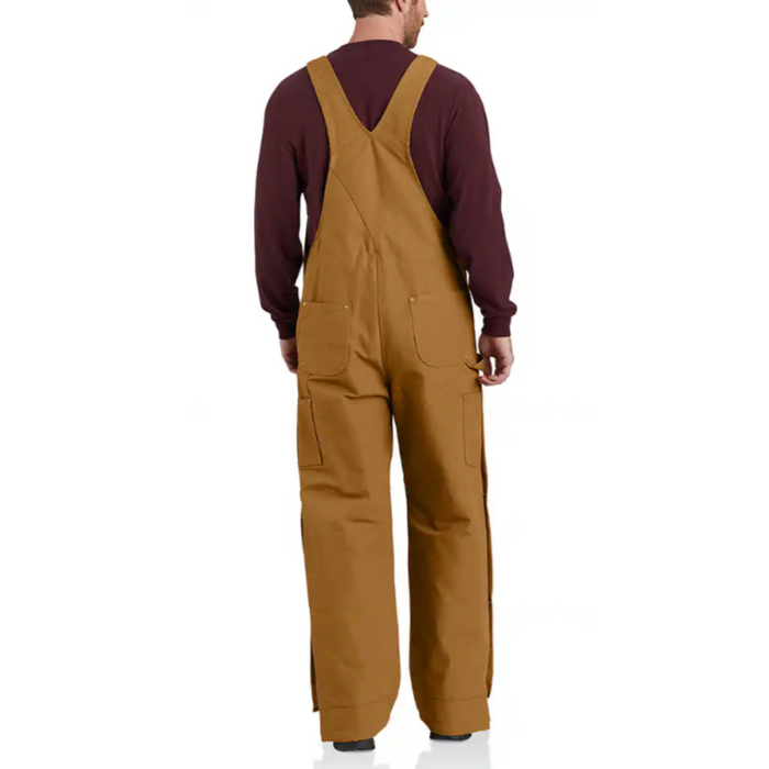 Carhartt Men's Loose Fit Firm Duck Insulated Bib Bibs & Overalls Carhartt