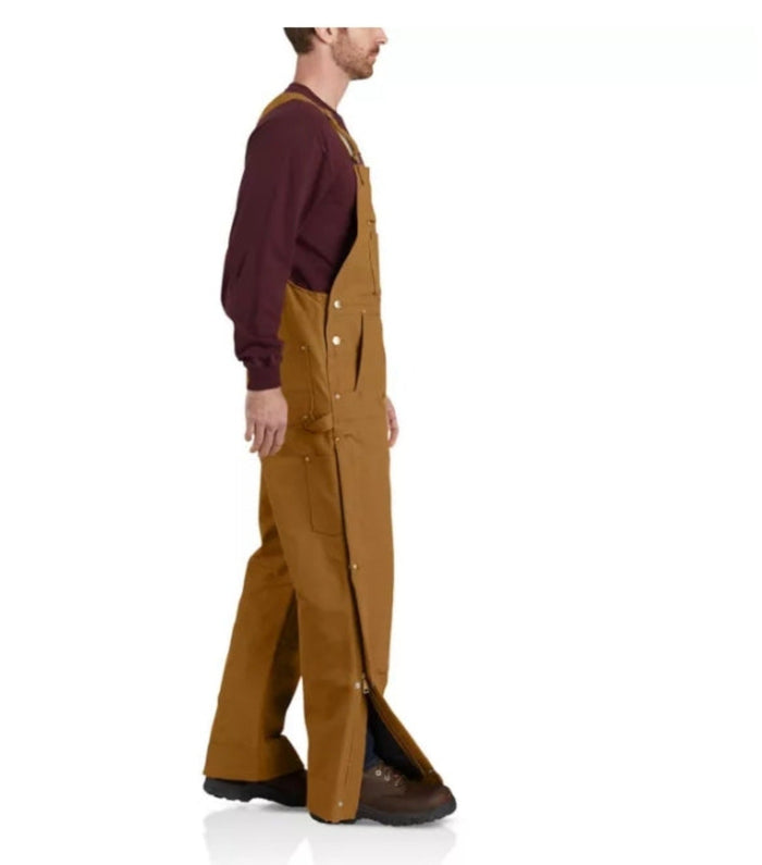 Carhartt Men's Loose Fit Firm Duck Insulted Bib Overall Bibs & Overalls Carhartt