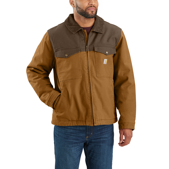 Carhartt Men's Montana Rugged Flex Duck Insulated Jacket Jackets & Coats Carhartt Carhartt Brown/Coffee 2XL Reg