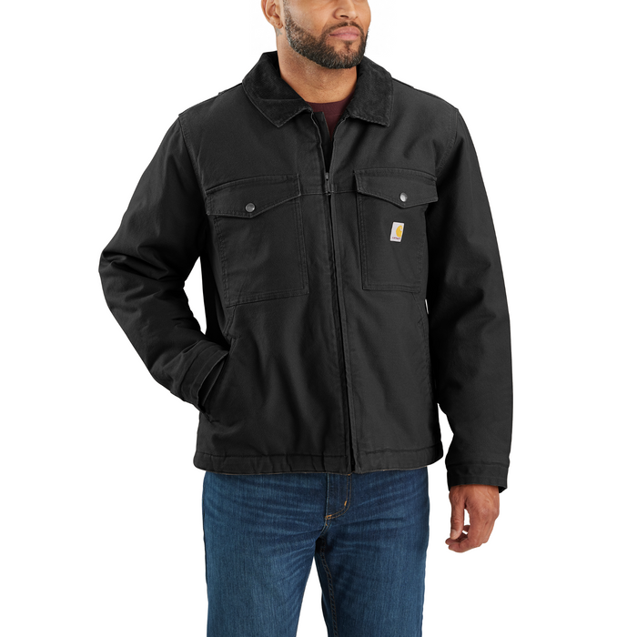 Carhartt Men's Montana Rugged Flex Duck Insulated Jacket Jackets & Coats Carhartt Black 2XL Reg