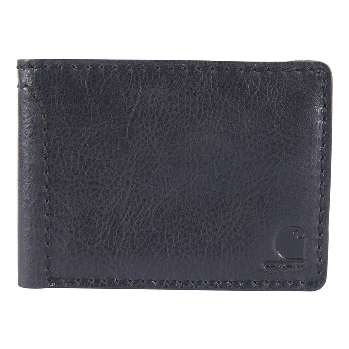 Carhartt Men's Patina Leather Bifold Wallet Wallets Carhartt Black OS