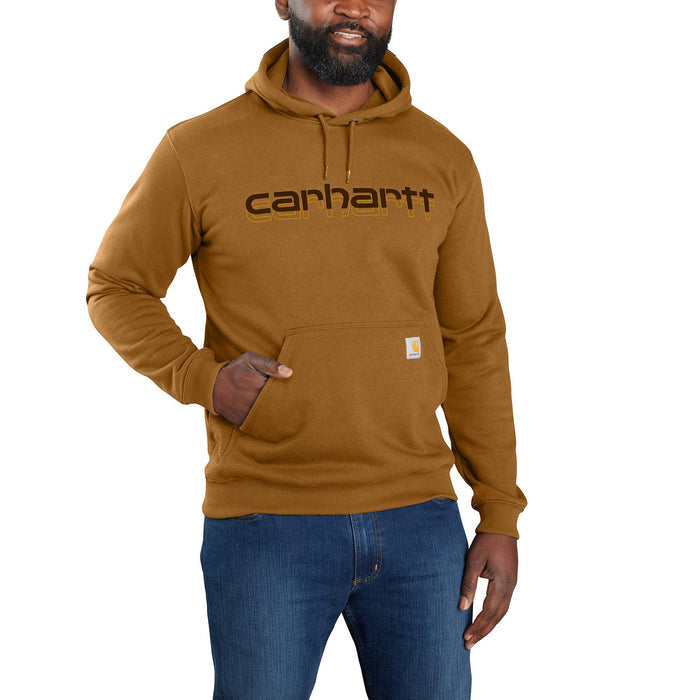Carhartt Men's Rain Defender® Logo Graphic Sweatshirt Sweatshirts & Hoodies Carhartt