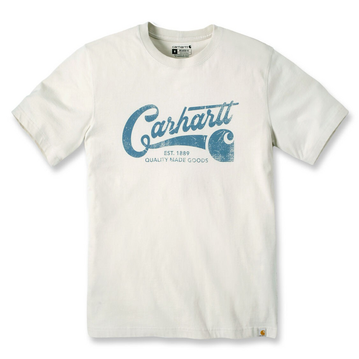 Carhartt Men's Relaxed Fit Lightweight Graphic Short Sleeve T-Shirt T-Shirts Carhartt Oat Milk 2XL Reg