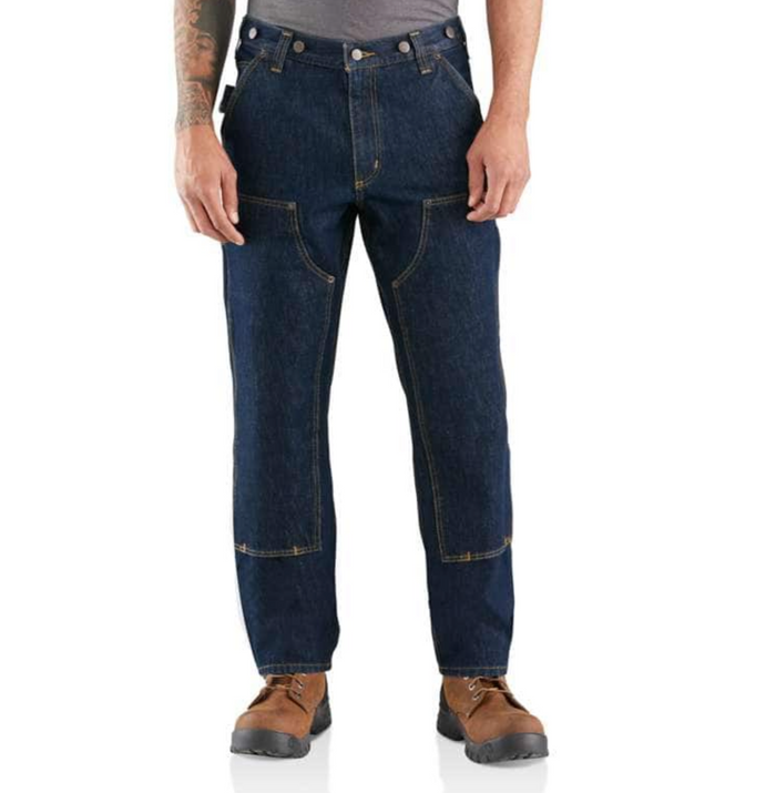 Carhartt Men's Rugged Flex® Relaxed Fit Double-Front Utility Logger Jean Pants Carhartt Freight 30 30 Inseam