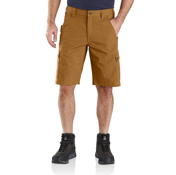 Carhartt Men's Rugged Flex® Relaxed Fit Ripstop Cargo Work Short Shorts Carhartt Carhartt Brown 30