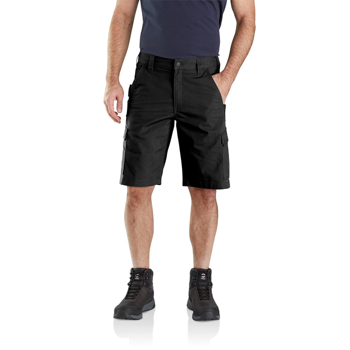 Carhartt Men's Rugged Flex® Relaxed Fit Ripstop Cargo Work Short Shorts Carhartt Black 30