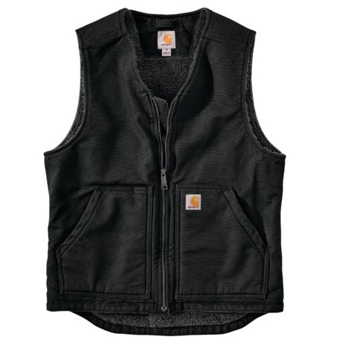 Carhartt Men's Washed Duck Sherpa Lined Vest Vests Carhartt