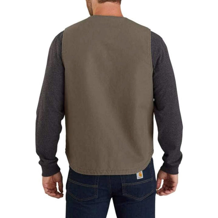 Carhartt Men's Washed Duck Sherpa Lined Vest Vests Carhartt