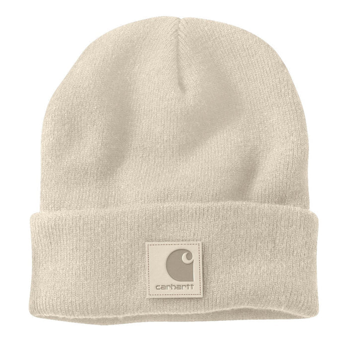 Carhartt Tonal Patch Knit Beanie Hats & Caps Carhartt Oat Milk OS