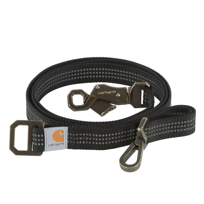 Carhartt Tradesman Pet Leash Gadgets Carhartt Black/Brushed Brass L
