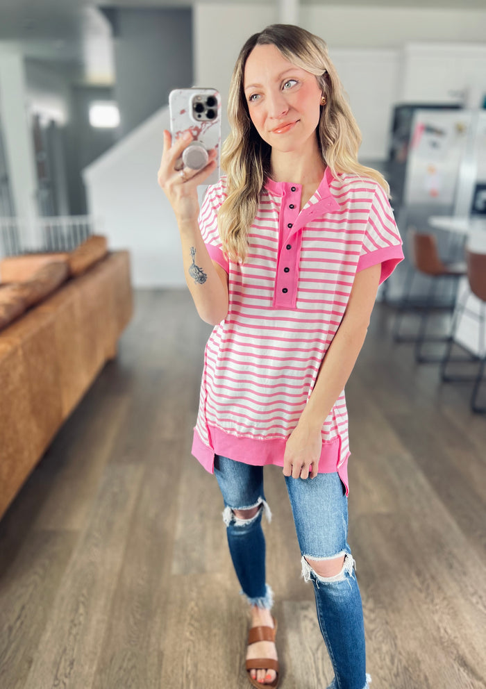 Carmen Stripe Top
