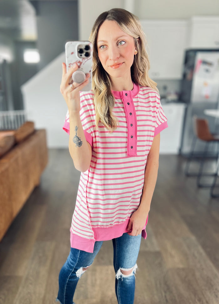 Carmen Stripe Top