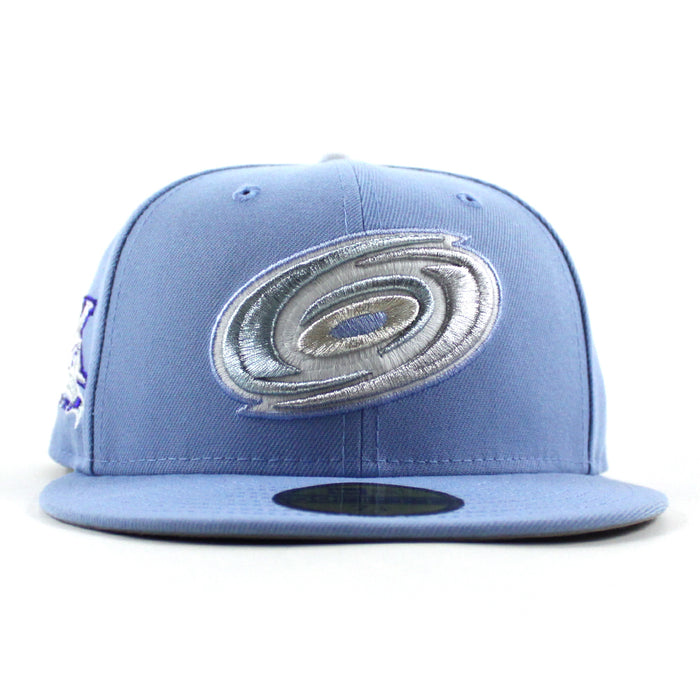 Carolina Hurricanes 10 Years New Era 59Fifty Fitted Hat (Sky Blue Gray Under Brim)