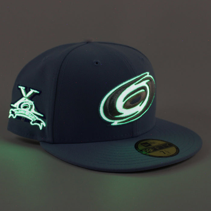 Carolina Hurricanes 10 Years New Era 59Fifty Fitted Hat (Sky Blue Gray Under Brim)