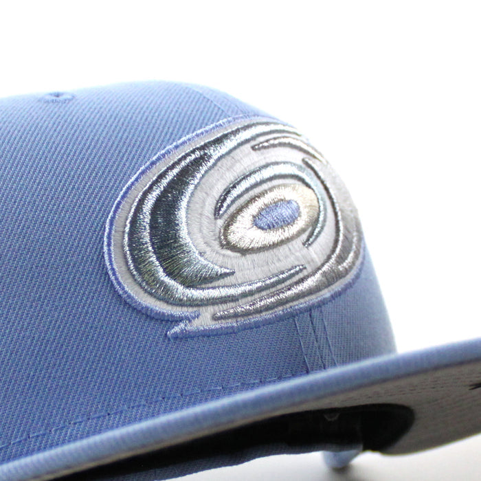 Carolina Hurricanes 10 Years New Era 59Fifty Fitted Hat (Sky Blue Gray Under Brim)